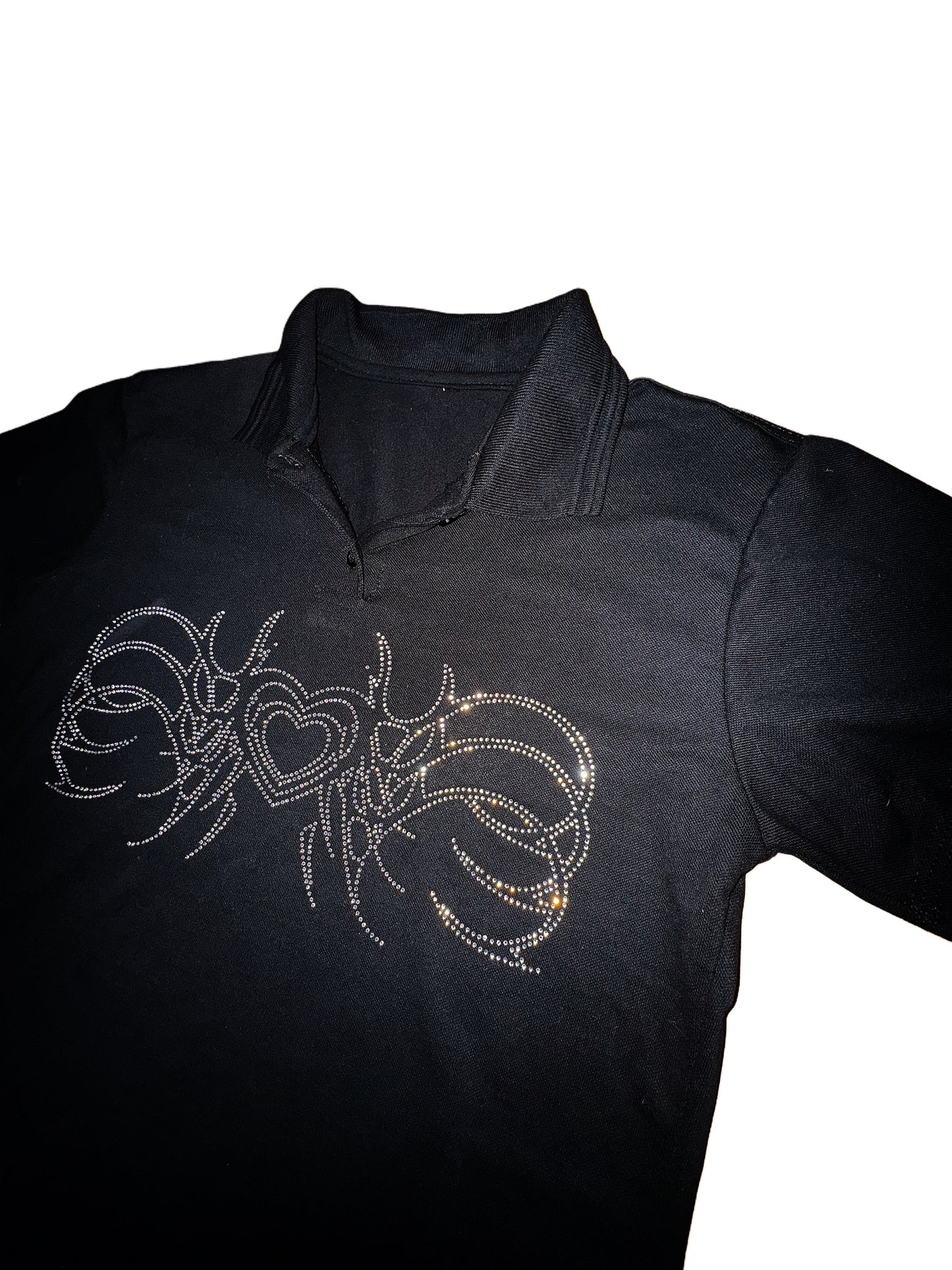 Polo Preta Chrome Diamond