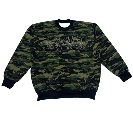 Blusão camuflado verde Chrome