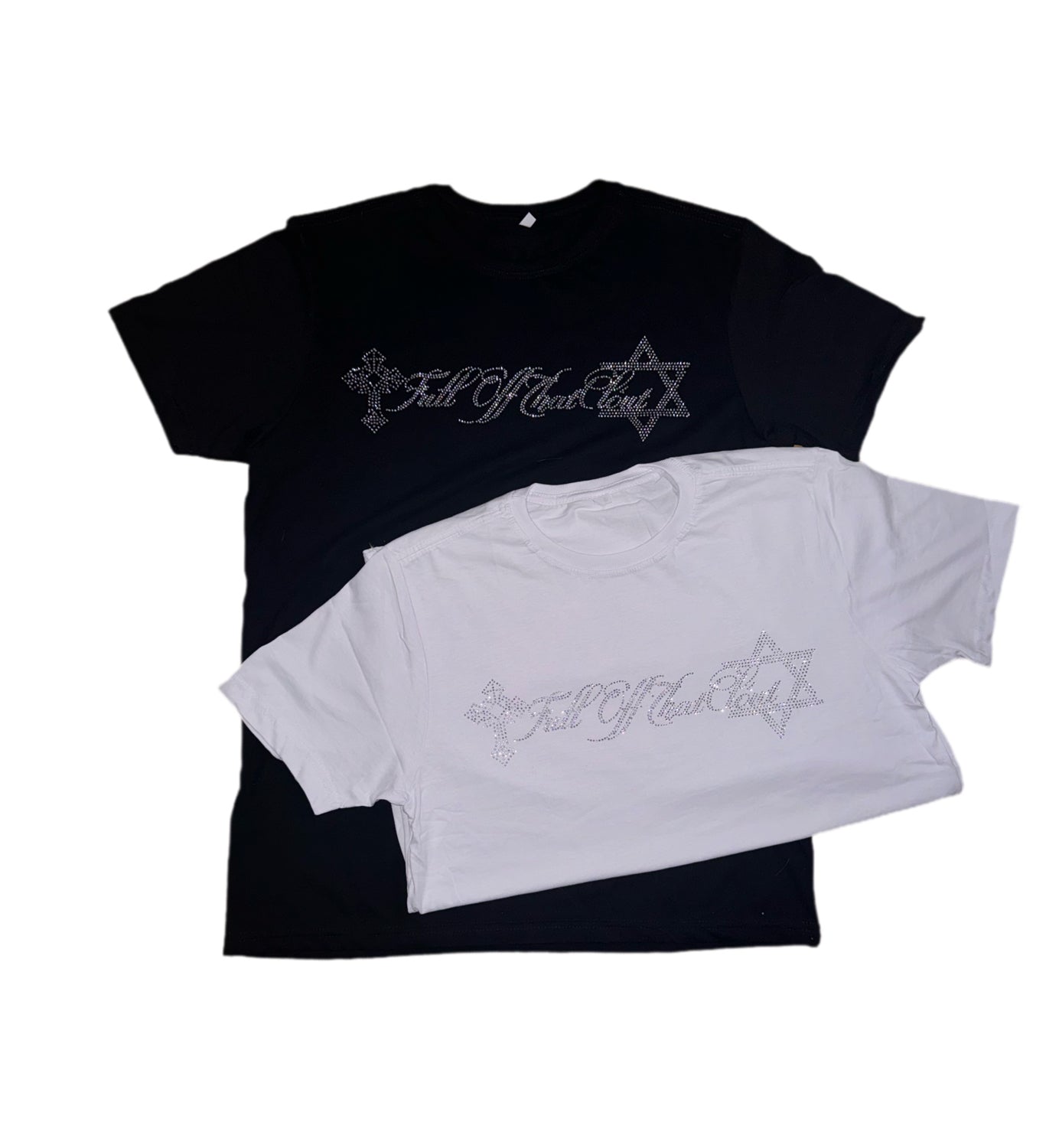 T-Shirt FullOfThatClout Chrome Preta