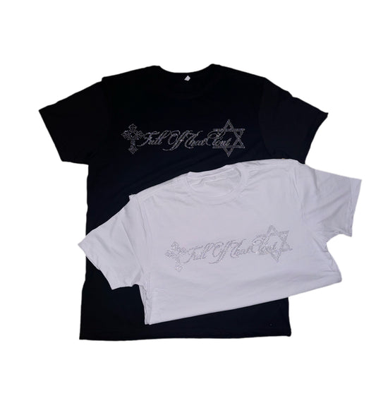 T-Shirt FullOfThatClout Chrome Preta