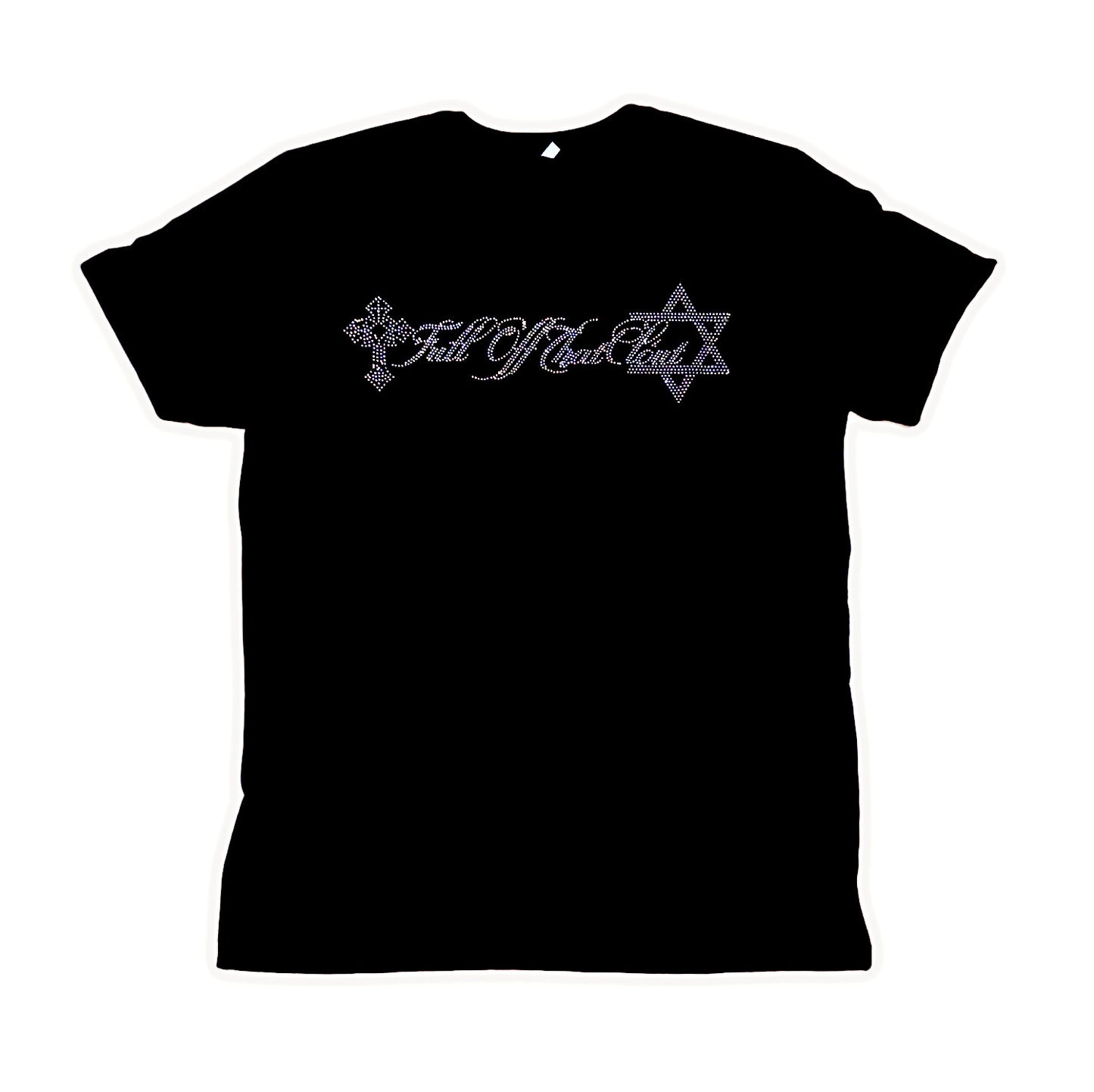 T-Shirt FullOfThatClout Chrome Preta